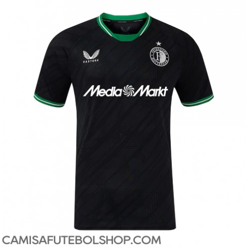 Camisa de time de futebol Feyenoord Replicas 2º Equipamento 2024-25 Manga Curta